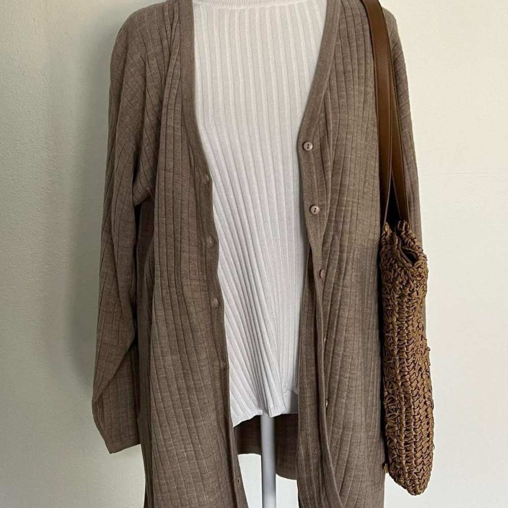 Vintage Milano Oat cardigan